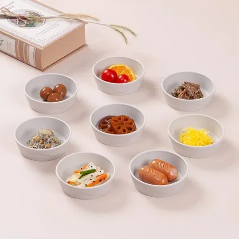 30 아띠홈 올더플레이트 찬기 세트, 크림, 8개
