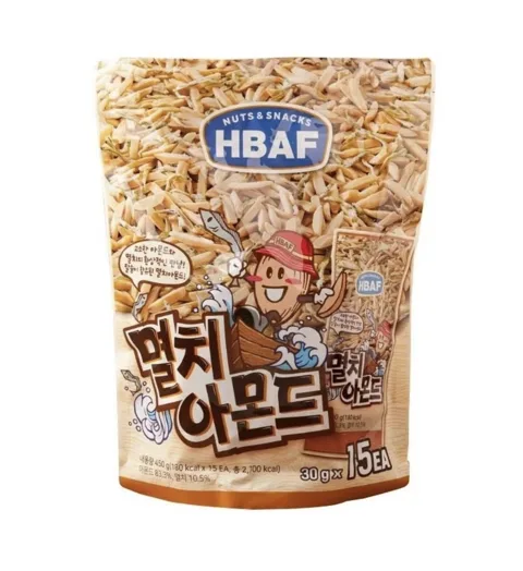 42 HBAF 바프 멸치아몬드, 30g, 15개