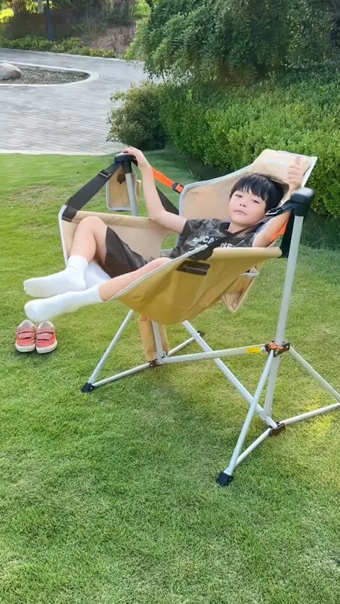 145. 흔들 캠핑의자