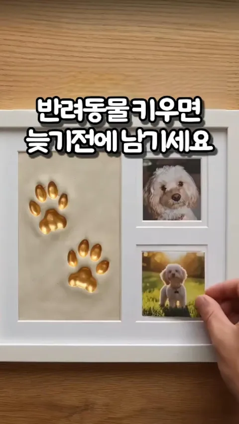 [29.]반려동물 발자국 액자