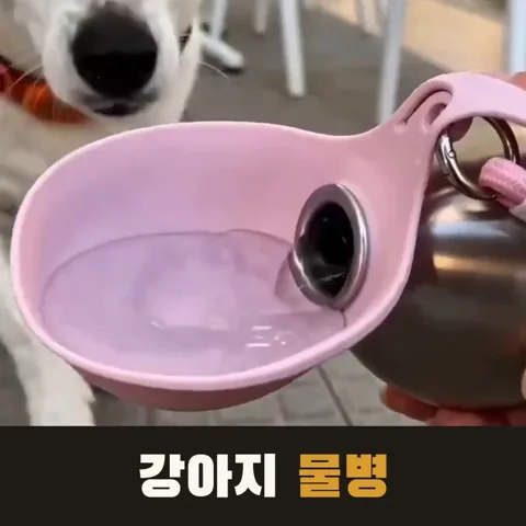 <30번> 스테인리스 강아지 물병