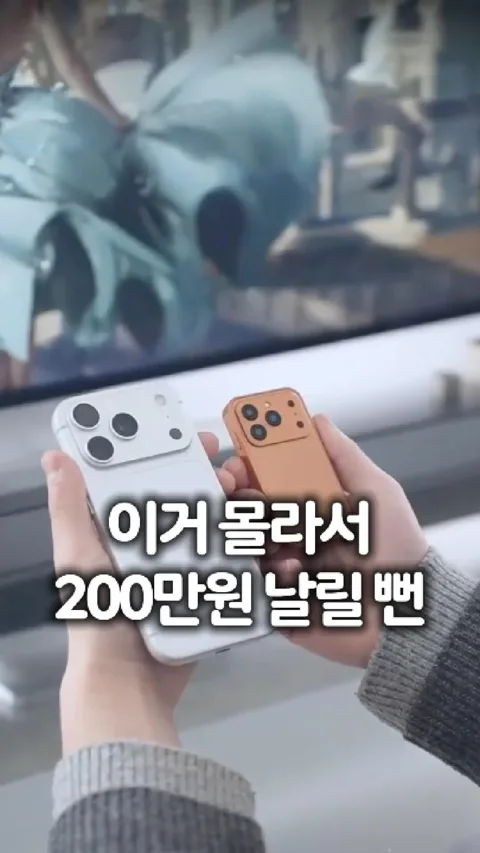 161 이거 몰라서 200만원 날릴 뻔