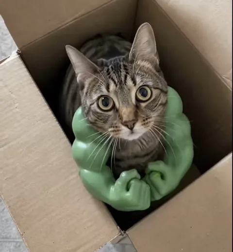 79. 고양이 근육팔