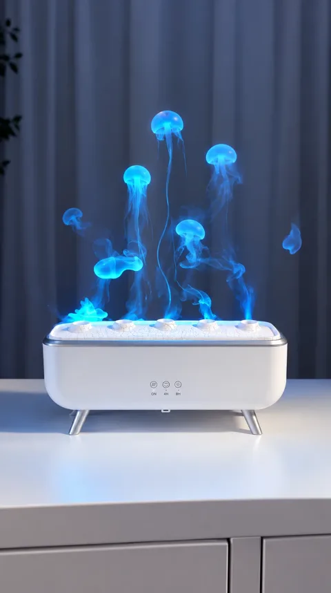 279｜音に反応♪ クラゲ加湿器🪼