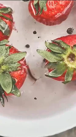 10. イチゴ 虫出し 洗浄 🍓