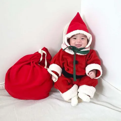 280번. 아기 뚠뚠이 산타복