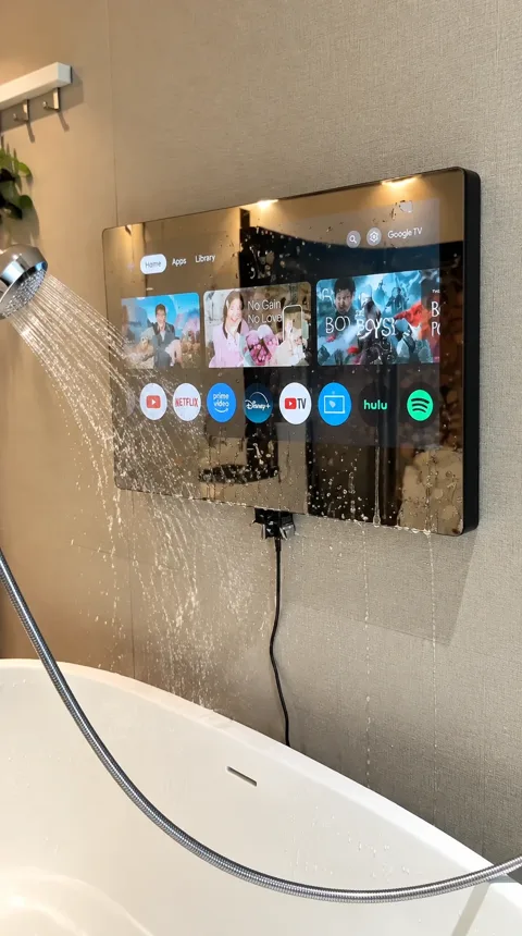 283｜バスルームで楽しめるミラーTV🛁