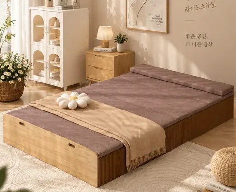 277. 접이식 아코디언 간이침대