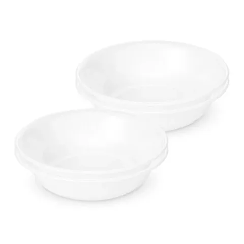 25 Corelle 무지 찬기 4개 세트 흰색 민무늬 137mm 반찬접시
