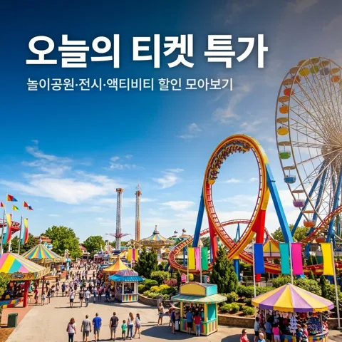 ⭐쿠팡트래블, 오늘의 티켓 특가⭐