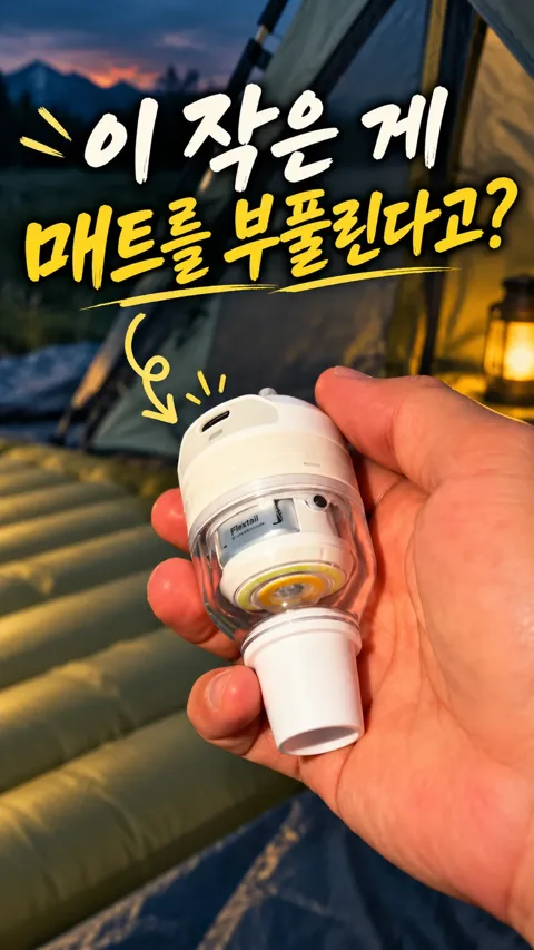 124. 캠핑용 미니 펌프