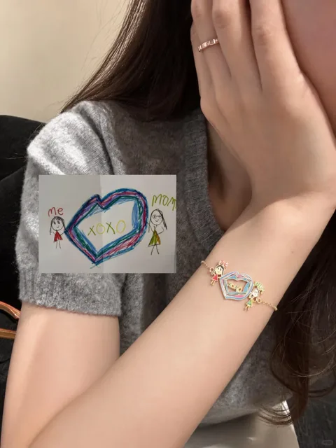 294｜世界にひとつ♡ 子どもの絵アクセサリー