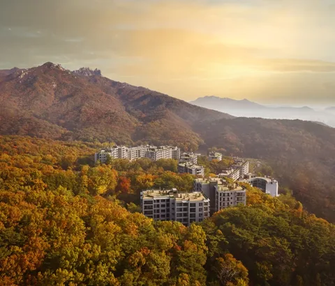 [038] 지하철역 5분거리 산속 리조트