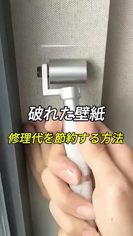 19. 破れた壁紙
修理代を節約する方法