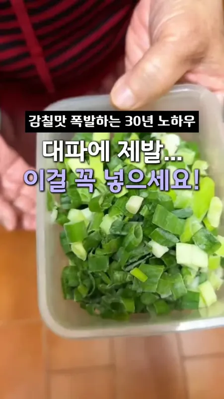 24. 대파 냉동 보관 꿀팁