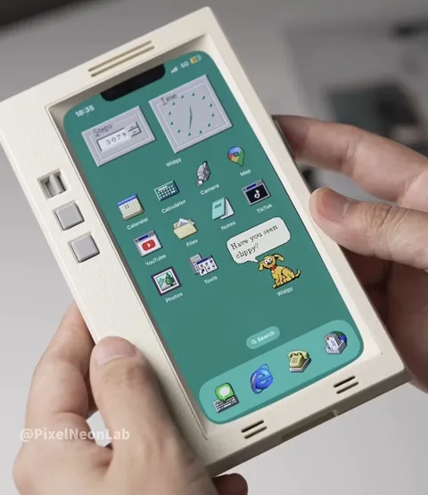 Retro Protective Phone Case