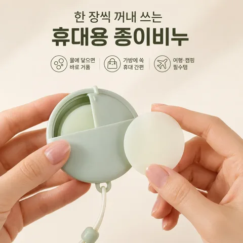 8. 휴대용 종이비누