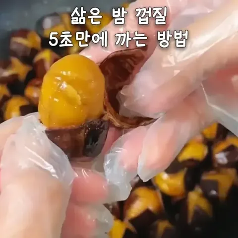 664. (클릭후 ‘664’검색) 밤껍질 까는 비법재료🌰